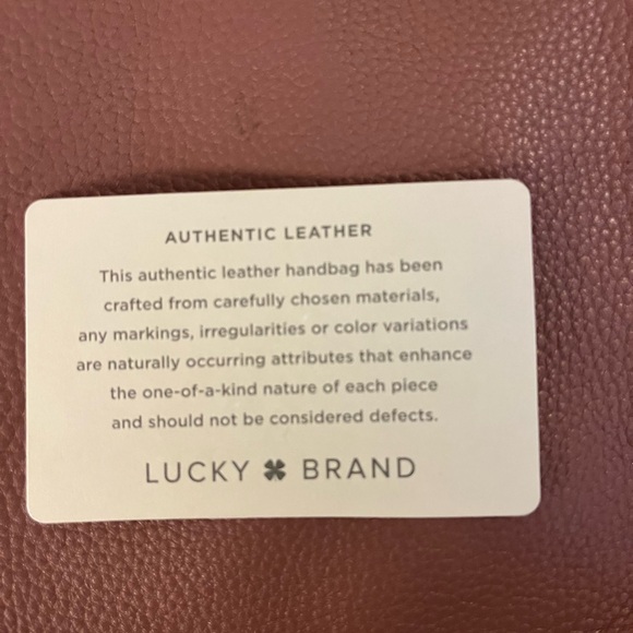 Lucky Brand Tan Leather Tote - Picture 5 of 5